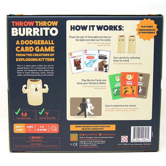 Throw Throw Burrito Original Edition Επιτραπέζια Παιχνίδια The